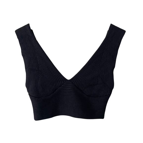 Sincerely Jules Ribbed Knit Black Skirt Set, Women's size small, Coastal Boho - Picture 3 of 9